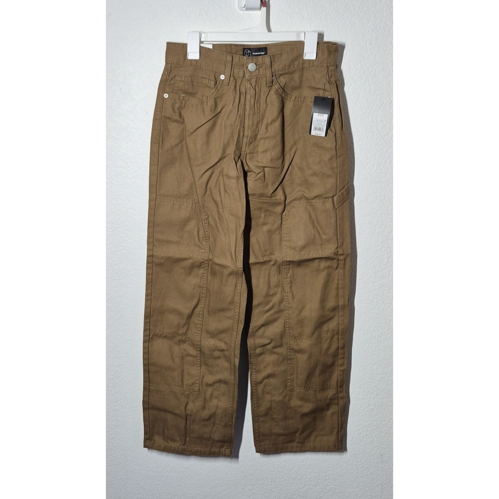Original‎ Use Pants Mens 30x32 Brown Relaxed Carpenter Reinforced Knee NEW
